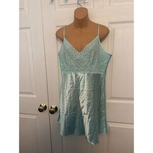 Nine & Co. Intimates Blue Nightgown Slip Dress Lingerie L